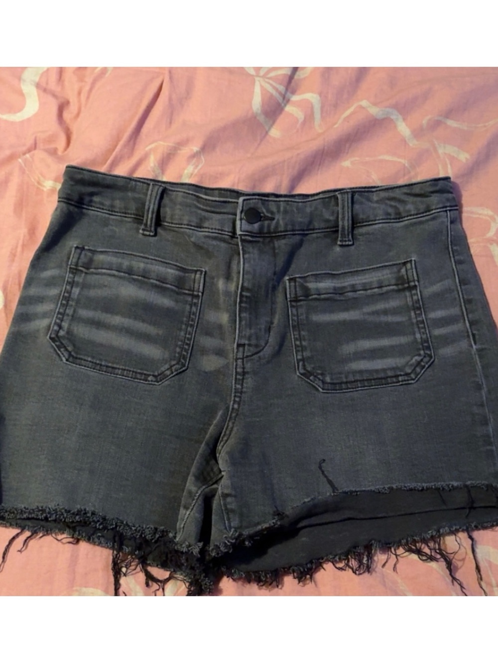 Hot Topic Distressed Denim Shorts